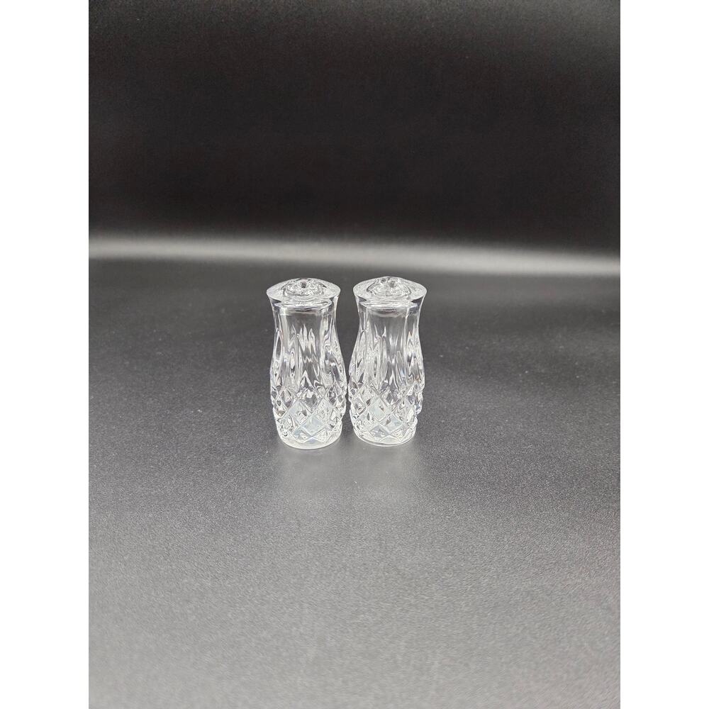 King Edward Crystal Salt and Pepper Shaker set by Gorham